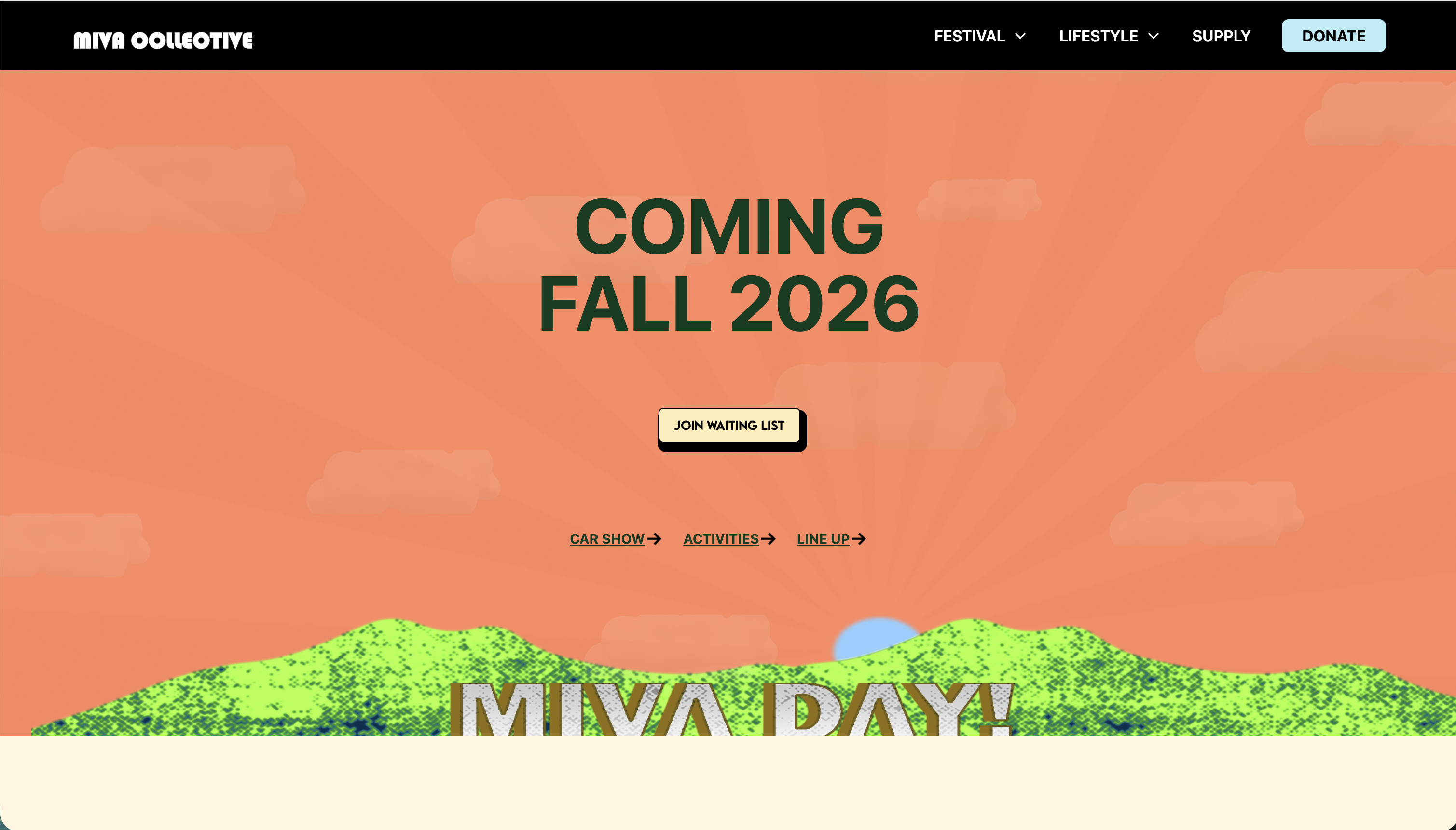 Festival / Miva Day as Primary Identity